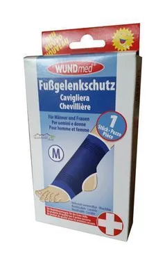 Image de WUNDmed® 04-004M WUNDmed® Bandage pour la cheville 04-004M, taille M bleu, 1 p.