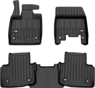 Image de OMAC Tapis de sol sur mesure noir pour Jaguar I-PACE 2018-2024 3 pièces TPE