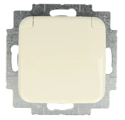 Produktbild von Busch-Jaeger 20 EUKB-212, CEE 7/3, 2P+E, Beige, 250 V, 16 A, 71 mm