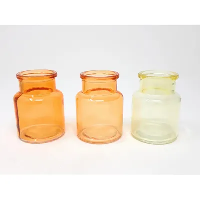 Produktbild von DecoFinder 5-1166-8-30, Beige, Glas, 3 Stück(e), Einfarbig, 75 mm, 290 g