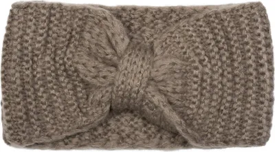 Produktbild von styleBREAKER Damen Strick Stirnband mit Schleife, Reiskorn Strick-Muster, Winter Haarband, Headband 04026006
