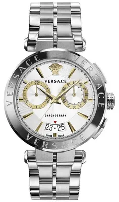 Zdjęcie produktu dla Versace zegarek męski chronograf AION VE1D02323 stal szlachetna