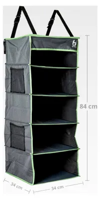 Produktbild von Hängeregal mit 5 Fächern für Camping und Wohnwagen