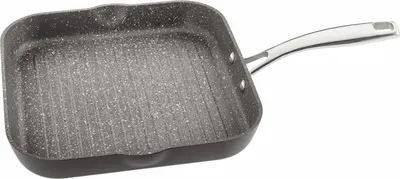 Obrázek produktu pro Stellar grilovací pánev, hliník, 28x26x4,5 cm, černá/stříbrná