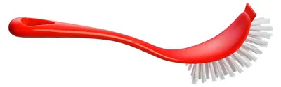 Produktbild von haug bürsten Spülbürste Rondo Rot  - Nylon 6.6 Borsten, extra Kratzfläche - 33801