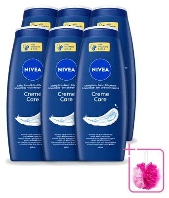 Produktbild von 6 x Nivea Creme Care Pflegedusche - 650 ml - Sparpackung - 6 Stücke