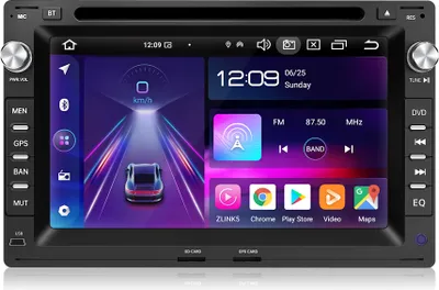 Produktbild von android13 2DIN 4G Autoradio carplay 4+64G Für VW Polo 9N Golf 4 Passat B5 MK4 Sharan DVD Navi GPS SWC DAB eingebaut BT