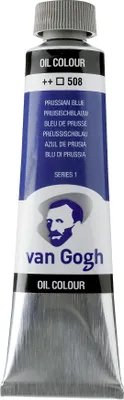 Image de Van Gogh peinture à l'huile tube 40 ml bleu de Prusse 508