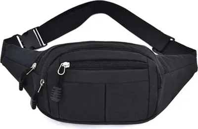 Produktbild von Bauchtasche Gürteltasche für Herren Damen Hüfttasche Sport Wasserdicht Stylisch Hip Bum Waist Fanny Pack für OutdoorSchwarz