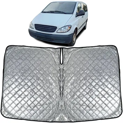 Für Mercedes Vito Viano W639 03-14 Sonnenschutz Verdunklung Frontscheibe Thermo in der Farbe von Carparts-Online GmbH