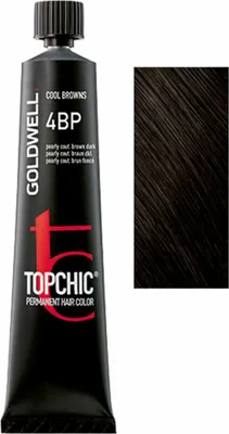 Produktbild von Goldwell Topchic The Browns, Braun, 4BP, Pearly Couture Brown Dark, Unisex, 60 ml, Alle Haare