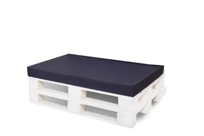 Produktbild von Palettenkissen 120×40 cm – Bequemes Sitzkissen für Palettensofa und Gartenlounge Palettenkissen  Dunkelblau Gartenkissen, palettenkissen outdoor