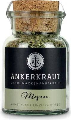 Produktbild von Majoran, 15g im Korkenglas