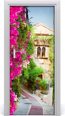 Produktbild von Tulup Türaufkleber 85x205 cm Dekorative Aufkleber Selbstklebend Wasserdichte Tapete Abnehmbar Schlafzimmer Wohnzimmer Wohnkultur - Klebstoff Provence Frankreich