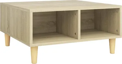 Obrázek produktu pro vidaXL Konferenční stolek Sonoma Dub 60x60x30 cm Materiál dřeva