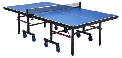 Immagine prodotto di Tavolo da ping pong VEVOR, tavolo da ping pong in MDF, tavolo da ping pong pieghevole con rete a fissaggio rapido e ruote bloccabili, facile installazione in 10 minuti, piano del tavolo spesso 25 mm