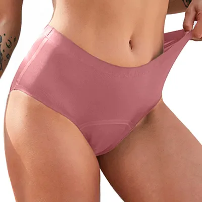 Produktbild von Menstruationsunterwäsche mit versiegelten Nähten – Rosa – Größe XS