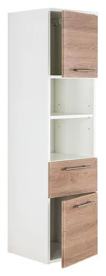 Productafbeelding van Posseik hoge kast VIVA, licht eikenhout, 135 cm