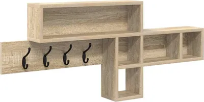 Obrázek produktu pro vidaXL Nástěnný noční stolek Sonoma dub 100 x 12 x 43,5 cm