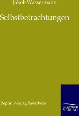 Produktbild von Selbstbetrachtungen