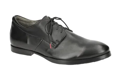 Produktbild von Think WALTA Herrenschuhe - elegante Halbschuhe - Schnürschuhe schwarz NEU