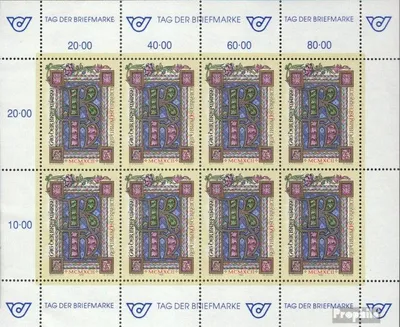Produktbild von Briefmarken Österreich 1992 Mi 2066Klb Kleinbogen (kompl.Ausg.) postfrisch Tag d.Briefmarke