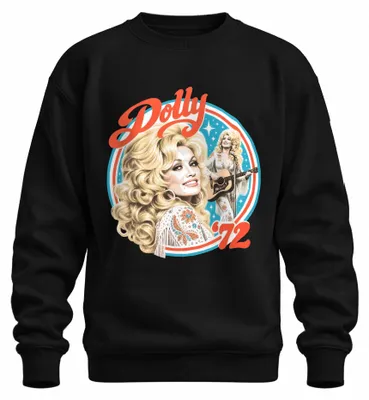 Produktbild von Dolly Parton 72 Country Musik Sängerin Legende Nashville Sweatshirt Pullover, Schwarz, M