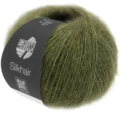 Produktbild von Lana Grossa SILKHAIR 25 g feines Lace-Garn aus Superkid-Mohair und Seide in 64 Farben 210 m Farbe 178 - Lodengrün