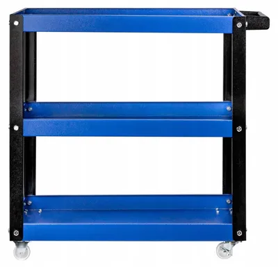 Immagine prodotto di Carrello portautensili metallico,mobile,da officina con 3 ripiani, con ruote girevoli, per garage e fai da te Geko