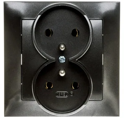 Image de Ospel GP-2YZ/50, Anthracite, IP20, 16 A, 84 mm, 45 mm, 84 mm
