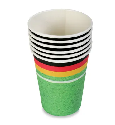Produktbild von 6 x Deutschland Fan Becher Trinkbecher Pappbecher WM EM Fußball Garten Party