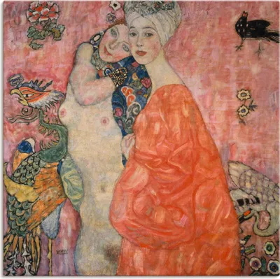 Produktbild von ARTland Leinwandbild Die Freundinnen. 1916/17 Größe: 50x50 cm