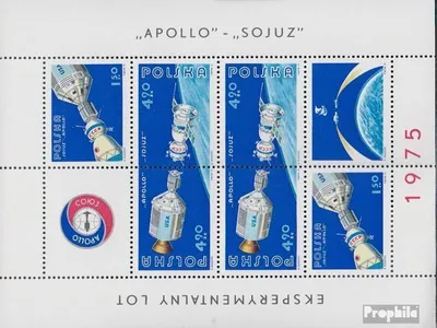 Produktbild von Briefmarken Polen 1975 Mi Block62 (kompl.Ausg.) postfrisch Apollo-Sojus