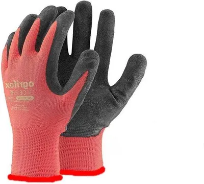 Produktbild von Famanu Arbeitshandschuhe 24 Paar - Elastisch und langlebig - Rot M-8