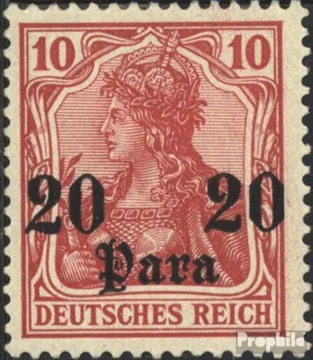 Produktbild von Briefmarken Dt. Post Türkei 1905 Mi 25 mit Falz Aufdruckausgabe