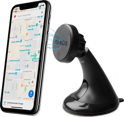 Produktbild von SBS TESUPPWINDWIDEK Halterung Passive Halterung Handy/Smartphone Schwarz (TESUPPWINDWIDEK)