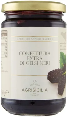 Zdjęcie produktu dla Konfitura z jeżyn sycylijskich 360 g Agrisicilia