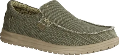 Immagine prodotto di Hey Dude Mikka Braided scarpe slip-on da uomo, sportive, in tessuto, Army (verde) - scarpe slip-on da uomo, verde