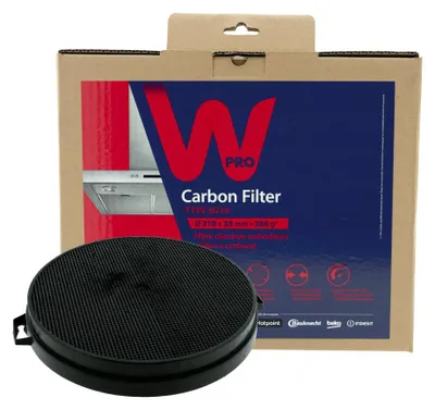 Produktbild von Whirlpool CHF210/1, Filter für Dunstabzugshaube, Schwarz, Karbon, Whirlpool, 35 mm, 360 g
