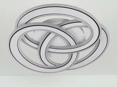 Imagen del producto de Lámpara de techo LED con control remoto, 130W - J1328/W