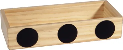 Produktbild von Holz-Stifteschale magnetisch Pinienholz 175x40x55mm beige Packung mit 10 Stück