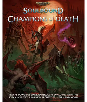 Imagen del producto de Warhammer Age Of Sigmar Soulbound Rpg Champions Of Death (GDR) – Libro – Cubicle 7