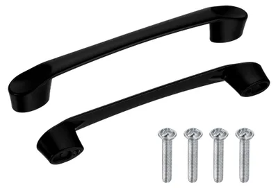 Produktbild von Schubladengriffe aus Aluminiumlegierung, 120 mm, Schwarz, 10 Stück