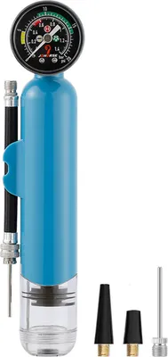 Produktbild von Mini-Basketball-Inflator mit Druckmesser, Premium-Dual-Action-Ballpumpe, Fußball-Luftpumpe