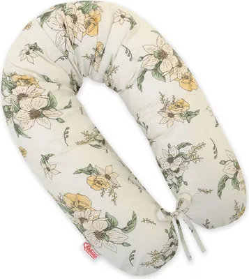 Image de Clematis coussin de grossesse Longer avec housse amovible beige 170 cm coussin ergonomique pour femmes enceintes