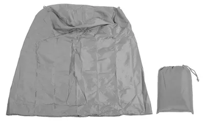 Zdjęcie produktu dla Osłona do trampoliny, pyłoszczelna, wodoodporna, materiał Oxford, przeznaczona do użytku na zewnątrz, do trampolin w parkach i na placach zabaw, kolor: szary, wymiary: 145 x 145 cm (57,1 x 57,1 cala)