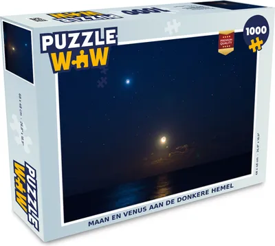 Obrázek produktu pro MuchoWow MuchoWow® Puzzle 1000 ks Měsíc - Venuše - moře