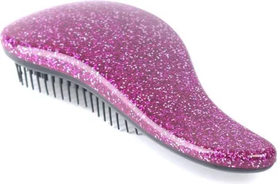 Immagine prodotto di Jumada's - Glitter viola - Anti-Tangle - Spazzola per capelli - Cura dei capelli - Anti-Tangle