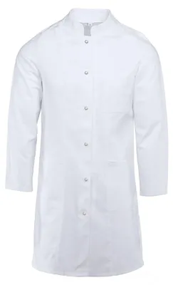 Produktbild von Damen Kurzmantel, langarm, weiß, Gr. L : L : weiß : 50% Baumwolle 50% Polyester