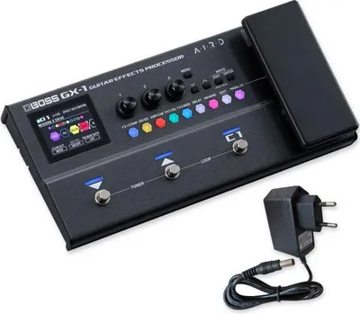 Image de Pédale multi-effets Boss GX-1 pour guitare avec bloc d'alimentation
